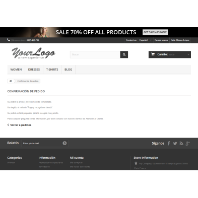 Módulo Pago a la recogida para Prestashop 1.6