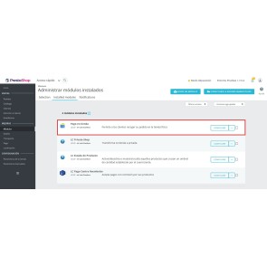 Módulo Pago en Tienda para Prestashop 1.7