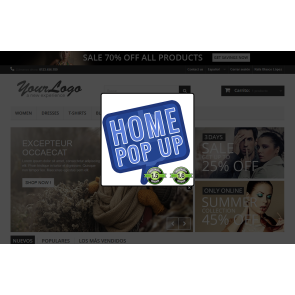 Módulo Pop up Inicio para prestashop